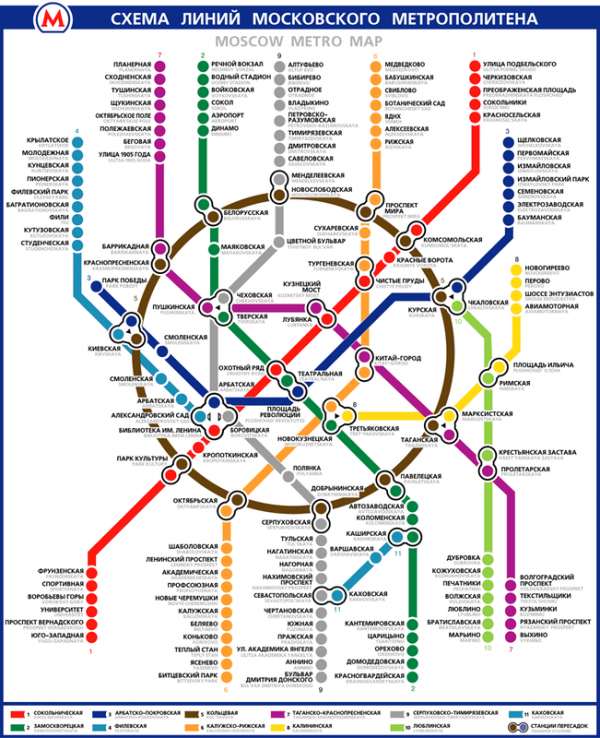 История московского метро в схемах и картах