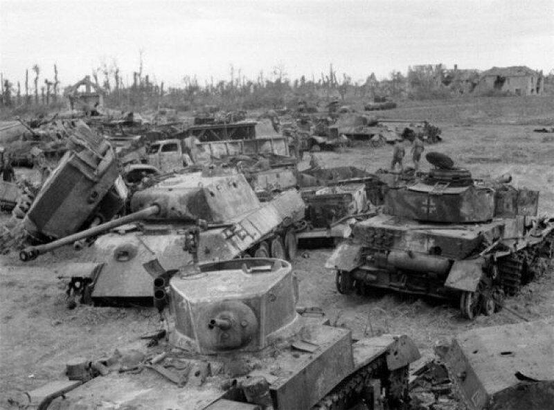 Как убирали поля сражений после Второй мировой войны