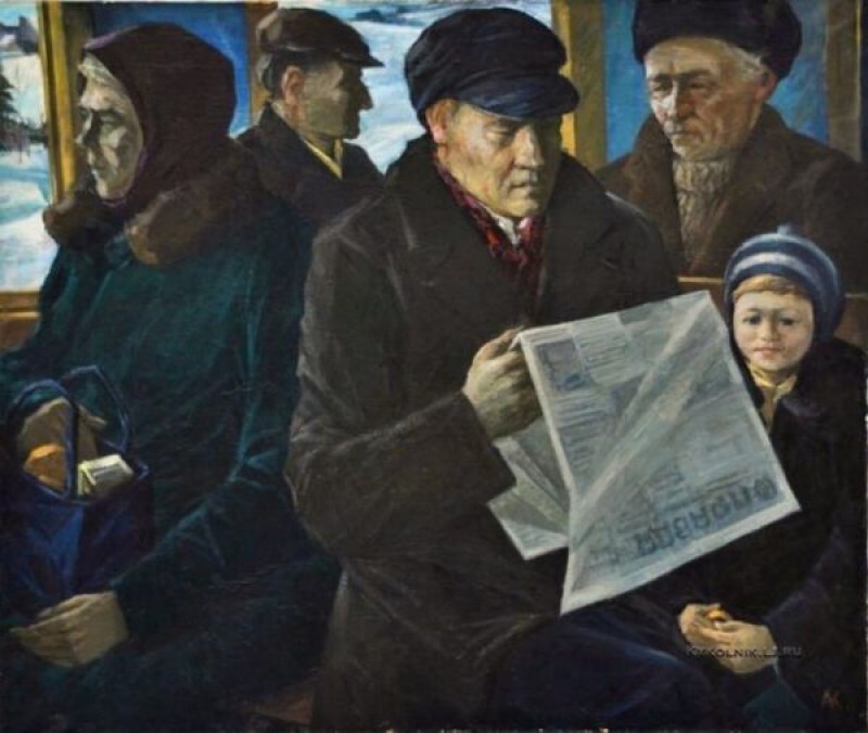 Повседневность на картинах советских художников