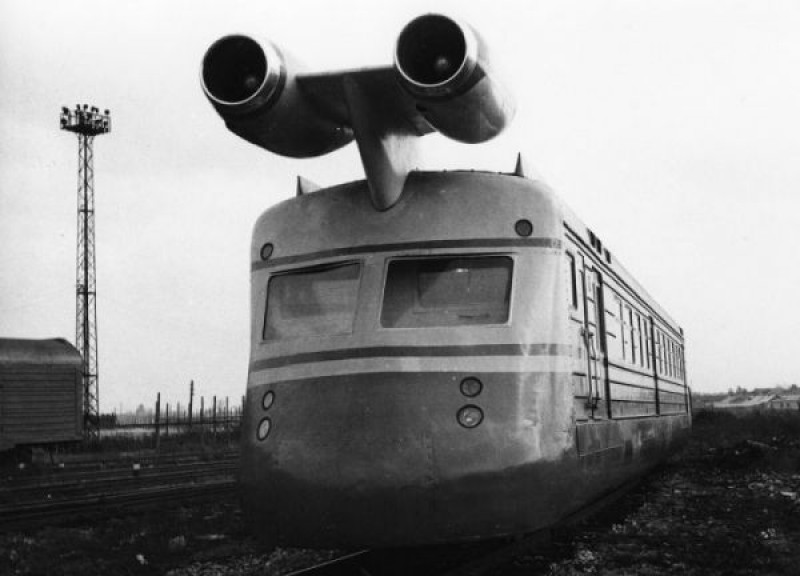 Первый советский реактивный поезд - мечта, почти ставшая реальностью!