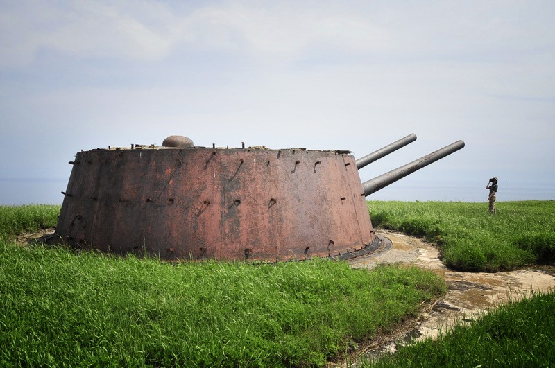 180-мм башенная батарея № 26 на о. Аскольд Шкотовского укрепленного района