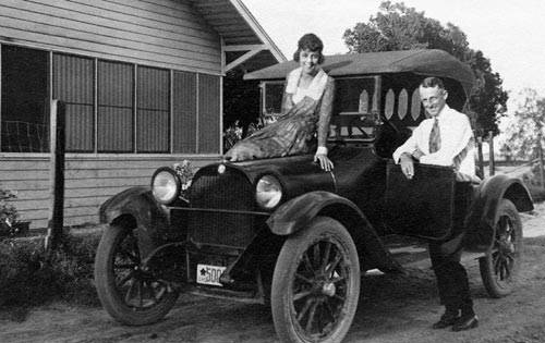 Генри Форд с женой Кларой Браент
