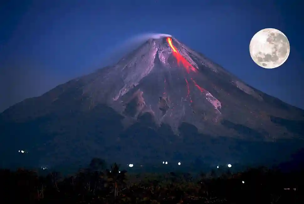 Вулкан Мерапи – убийца и благодетель в одном лице