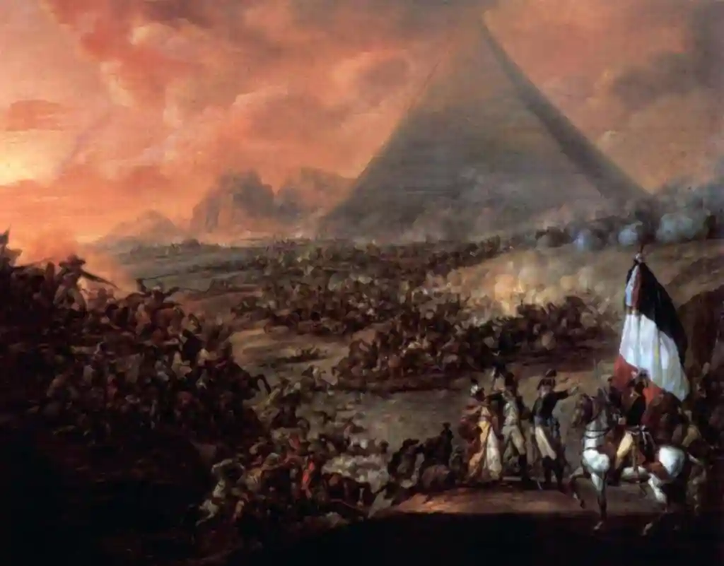 Посещение Наполеоном пирамиды Хеопса