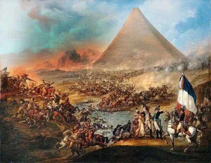 Посещение Наполеоном пирамиды Хеопса