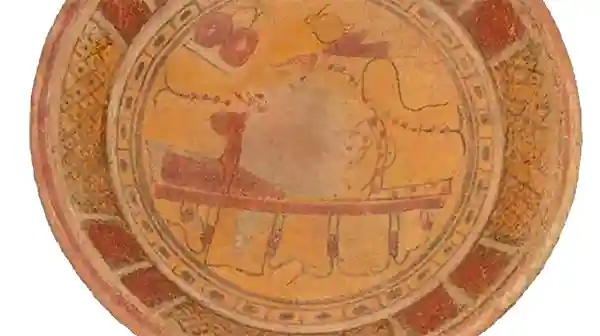 Древний артефакт на котором изображен Науалес
