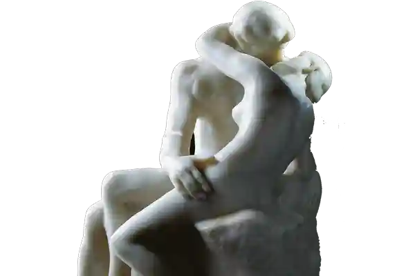 Скульптура Огюста Родена Поцелуй