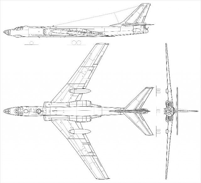 Многоцелевой самолет Ту-16
