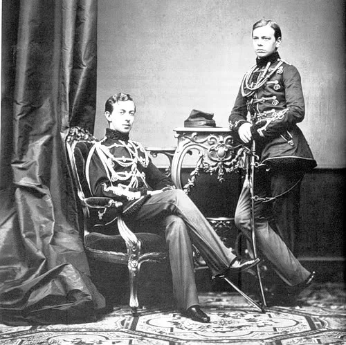 Александр 3 с братом Николаем